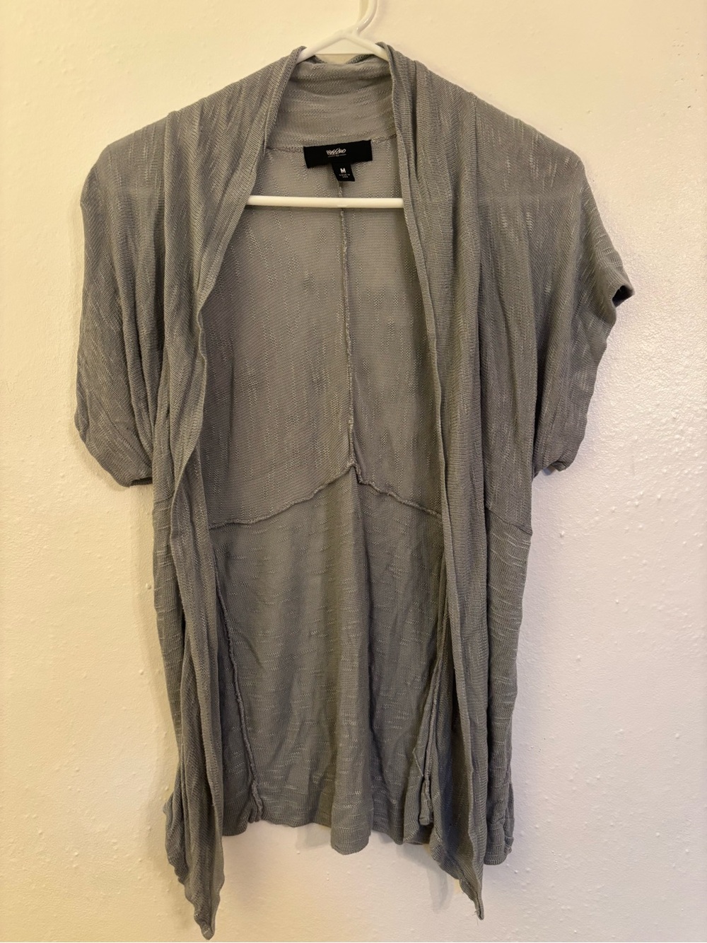 Mossimo Supply Co. Light Gray short sleeved cardigan